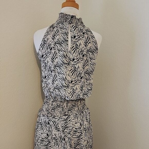 Veronica M zebra print maxi dress xs - Picture 3 of 8